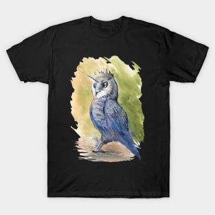 Noble owl - watercolour - gothic art and designs T-Shirt